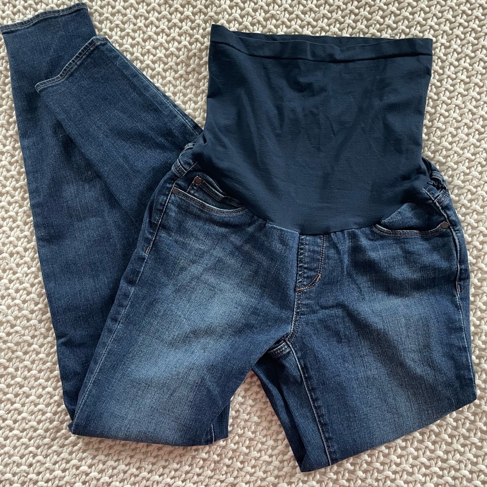 Articles Of Society Dark Blue Maternity Jeggings